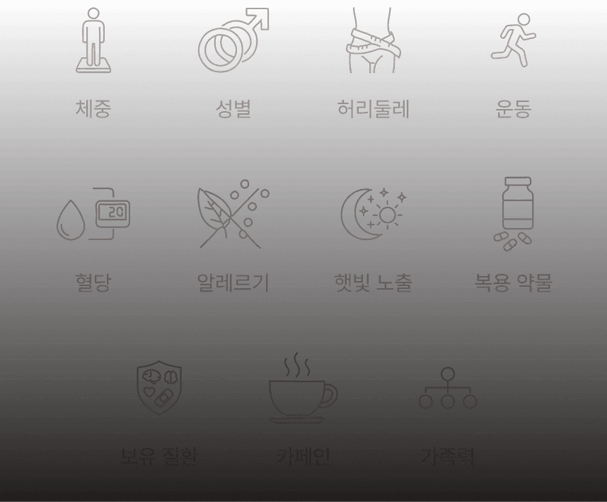 건강 데이터 아이콘